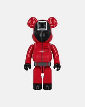 1000% Squid Game Guard Square Be@rbrick Multicolor