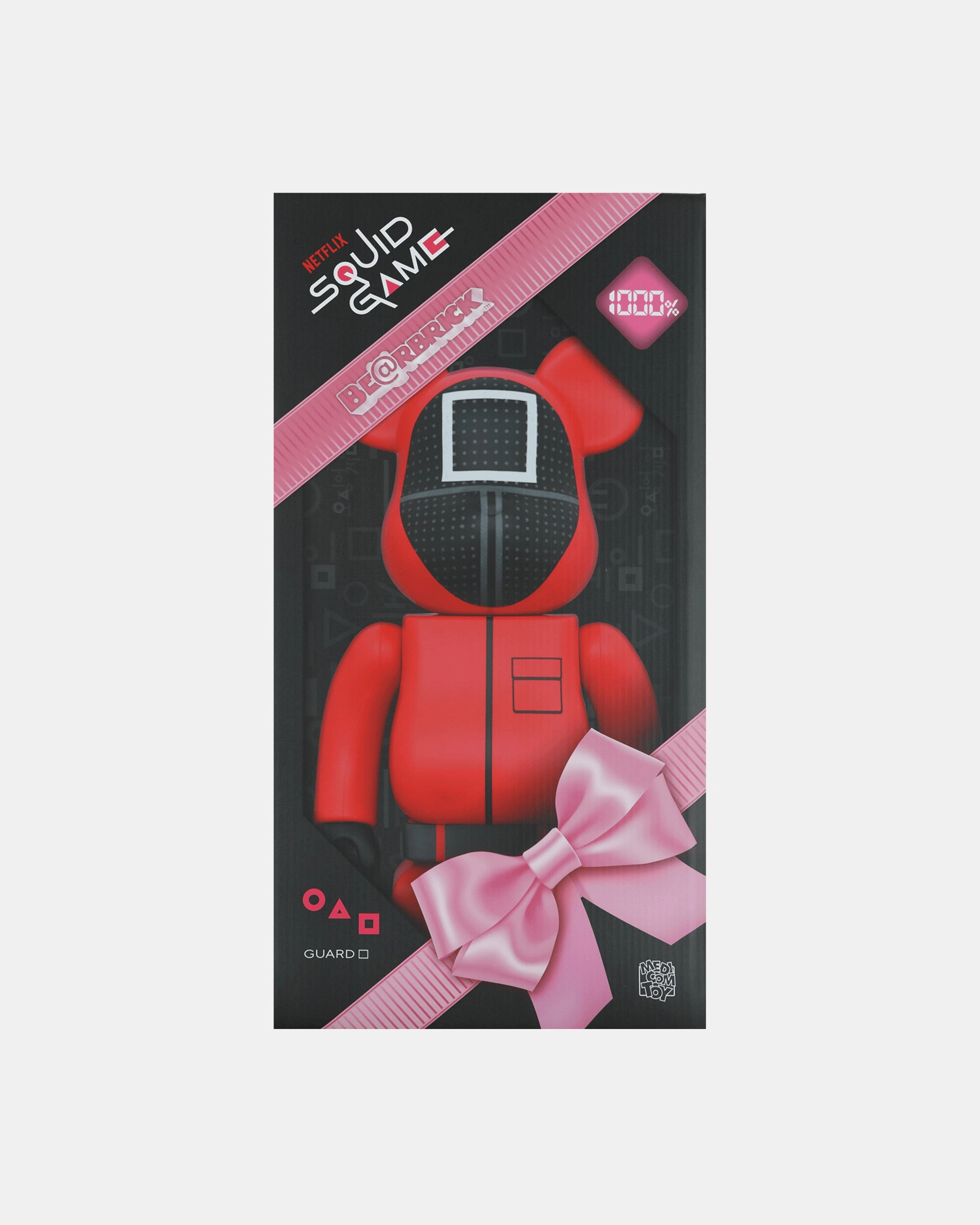 1000% Squid Game Guard Square Be@rbrick Multicolor