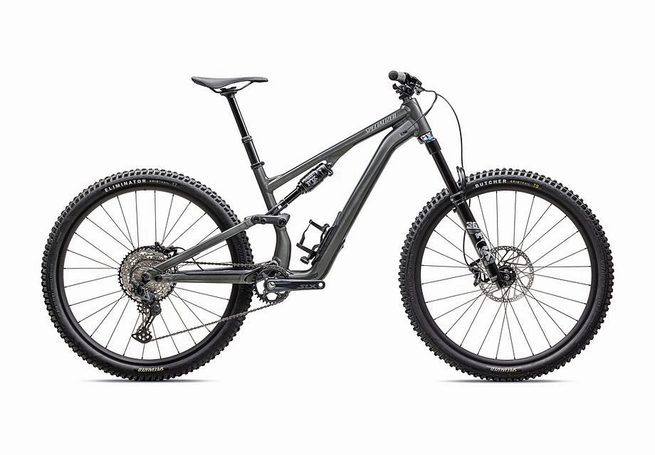 2025 SPECIALIZED STUMPJUMPER 15 COMP ALLOY BIKE - S6, GLOSS SMOKE / COOL GREY