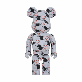   BRANDALISM Be@rbrick 1000% 'Love Rat'