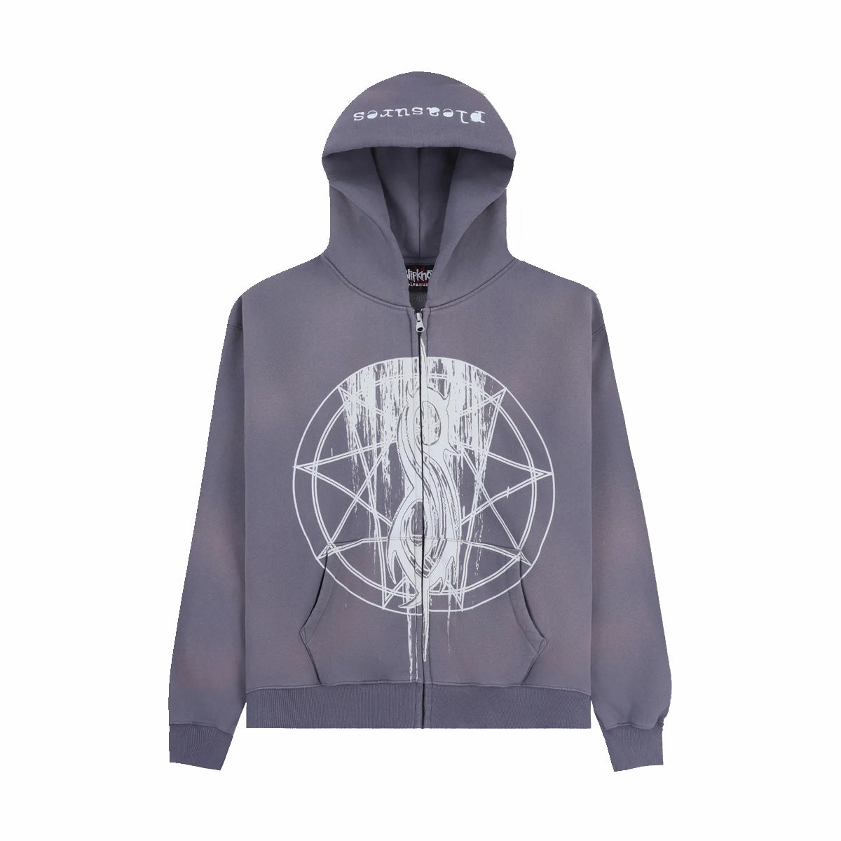   Slipknot Nonagram Zip Hoodie 'Smoke'