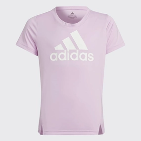 adidas Girls Designed to Move Big Logo Kids Tee
