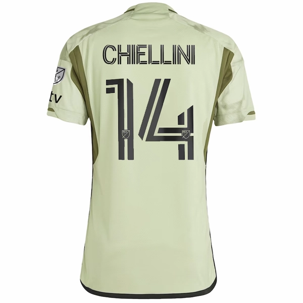 adidas LAFC Authentic Chiellini Away Jersey w/ MLS   Apple TV Patch 23/24 (Green)