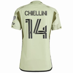 adidas LAFC Authentic Chiellini Away Jersey w/ MLS   Apple TV Patch 23/24 (Green)