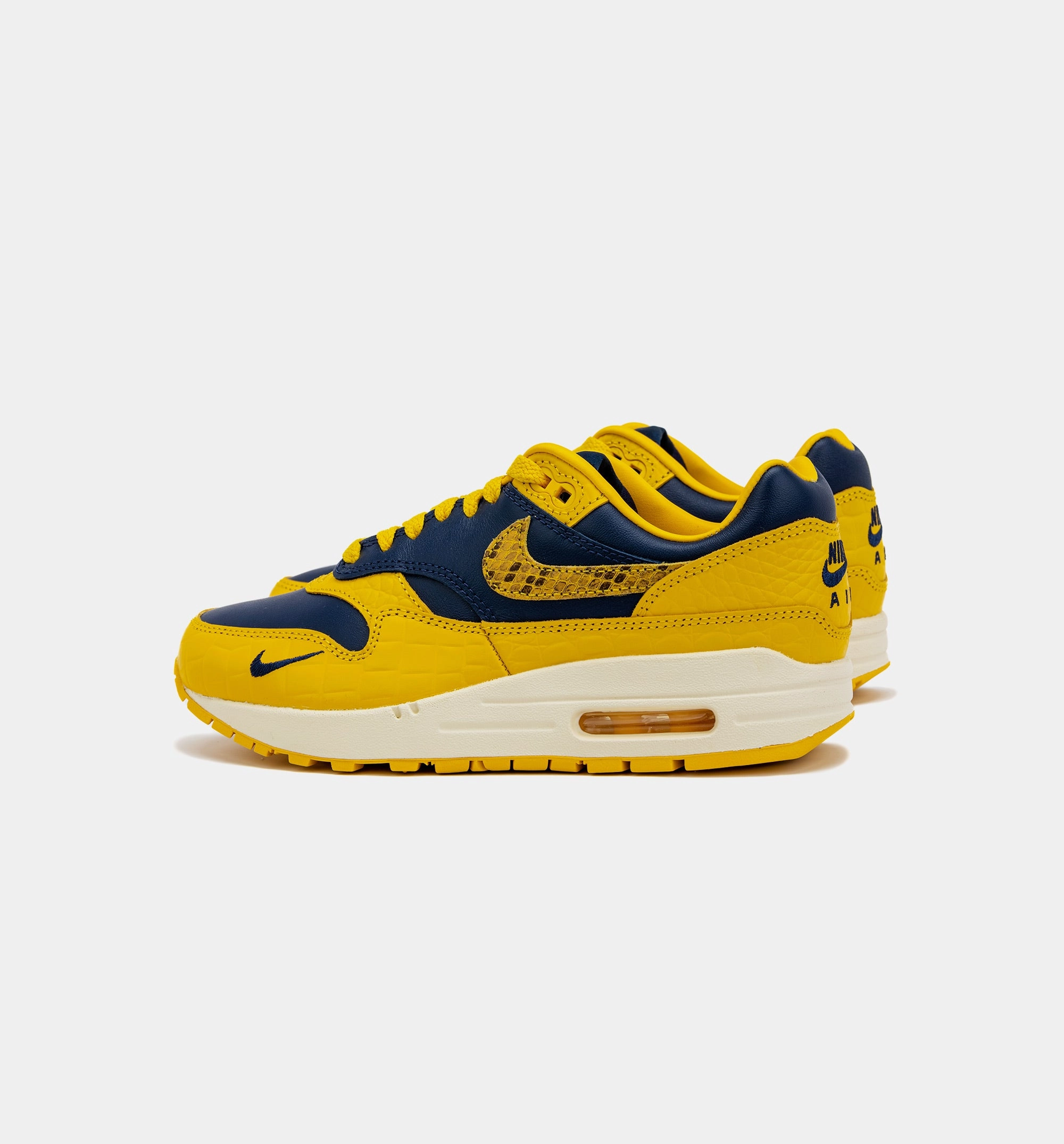 Air Max 1 CO.JP Michigan Womens Lifestyle Shoe - Blue/Yellow