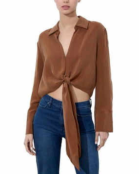 alice   olivia Hannon Tie Front