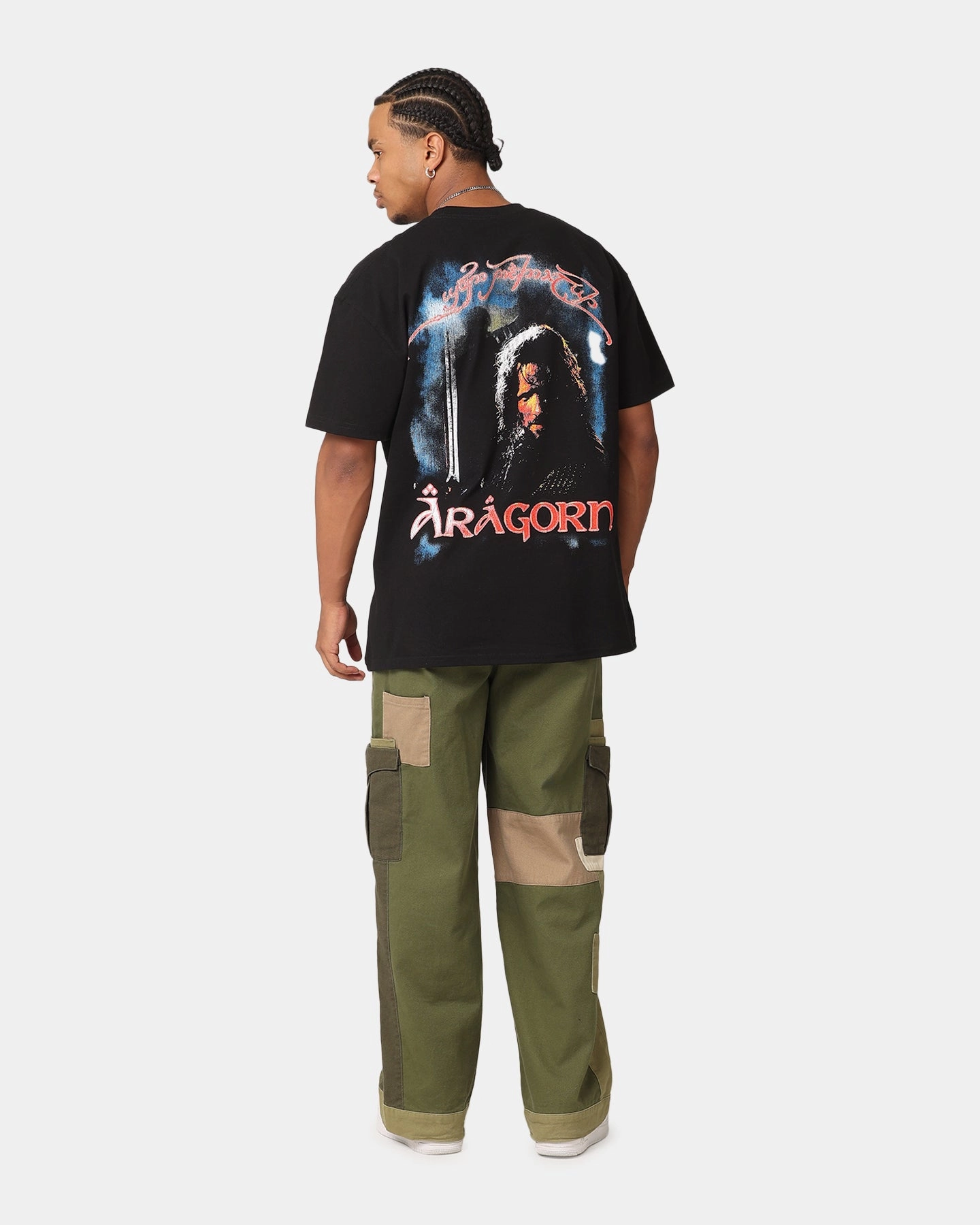 American Thrift X The Lord Of The Ring Aragorn Heavy T-Shirt Black