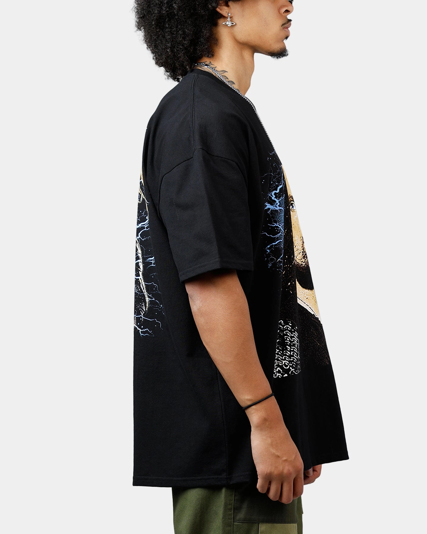 American Thrift X The Lord Of The Rings Aragorn Heavyweight T-Shirt Black
