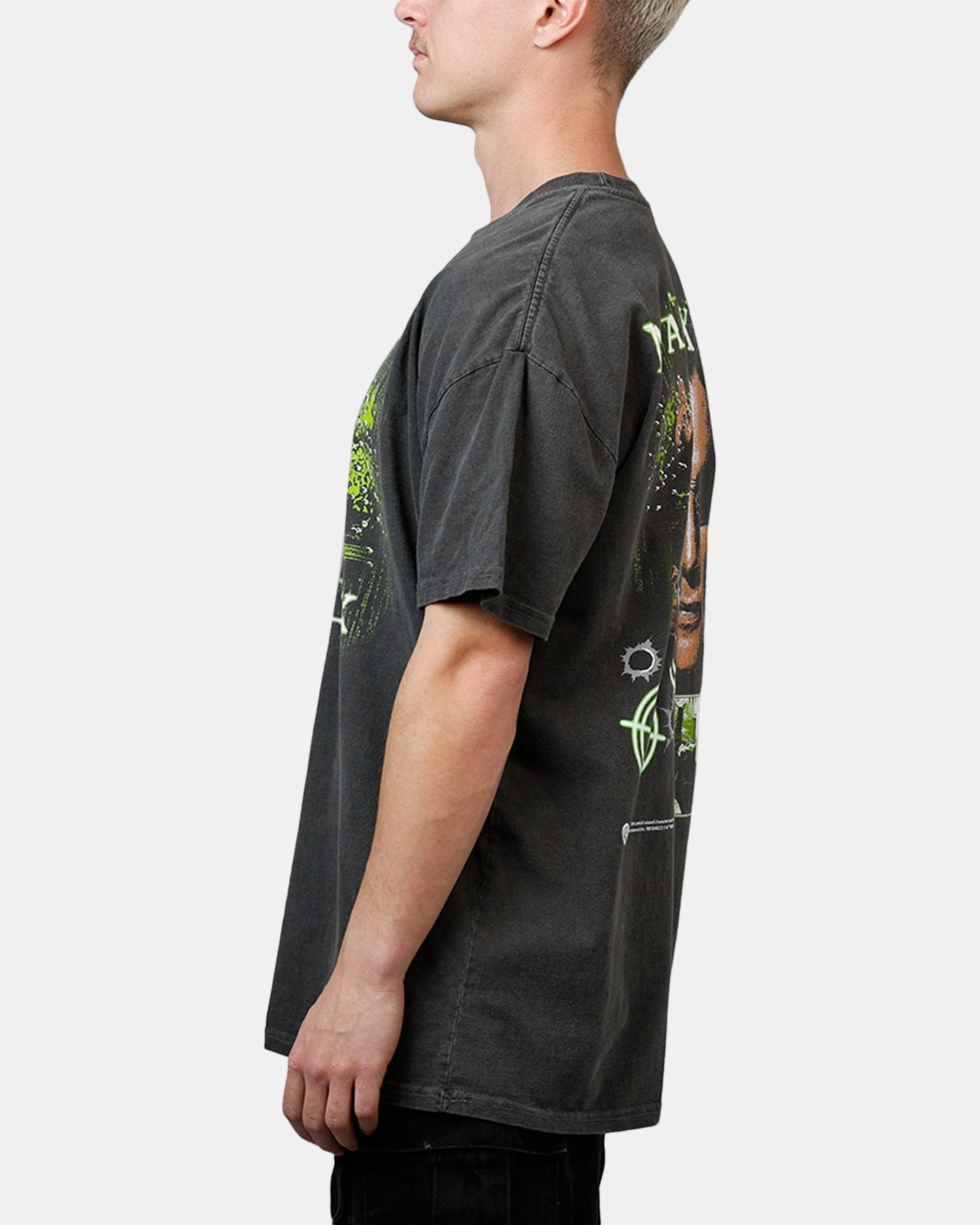 American Thrift X The Matrix Neo Bullets Heavyweight T-Shirt Black