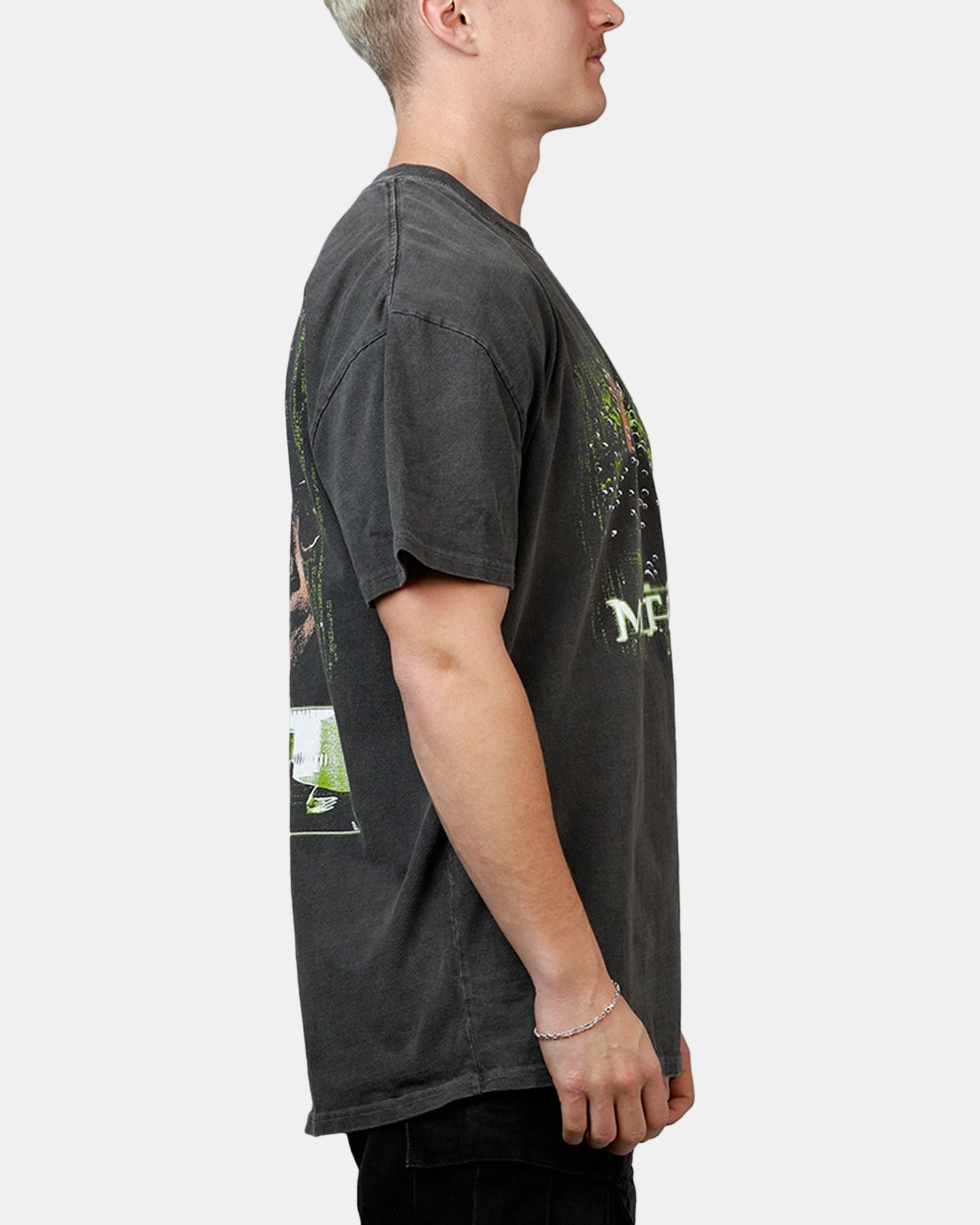 American Thrift X The Matrix Neo Bullets Heavyweight T-Shirt Black