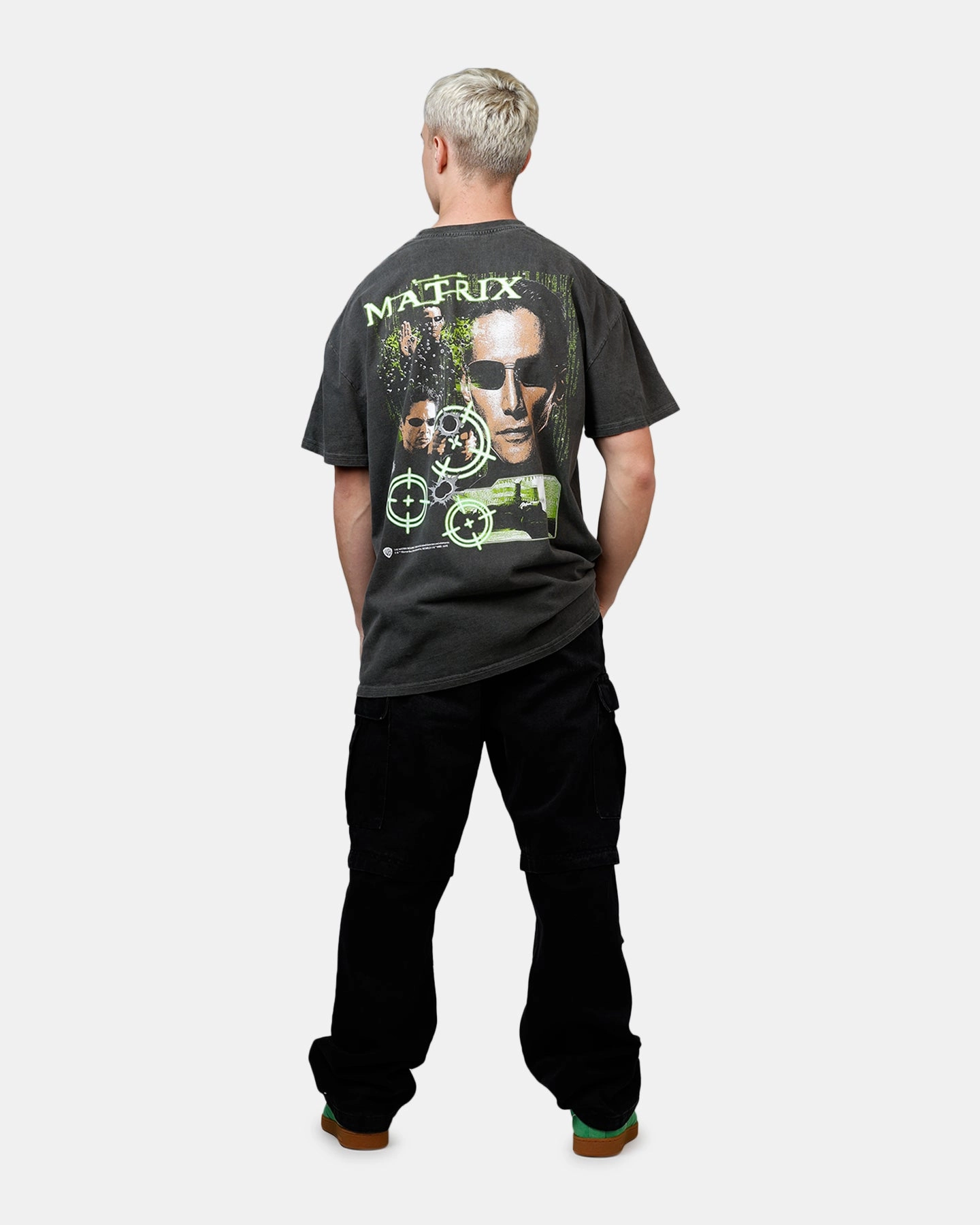 American Thrift X The Matrix Neo Bullets Heavyweight T-Shirt Black