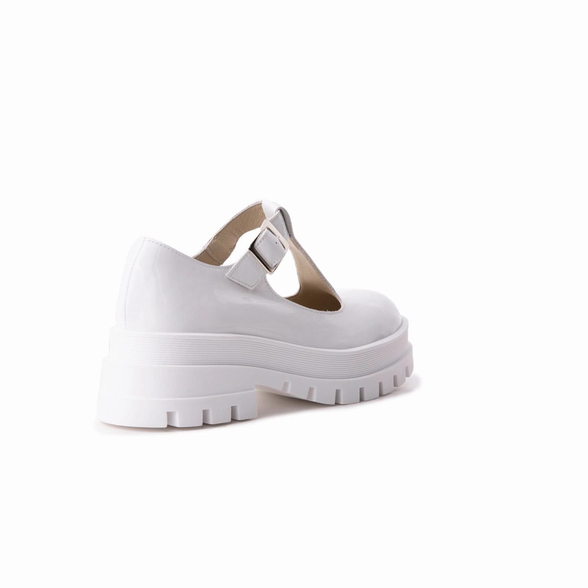 Beta White Leather