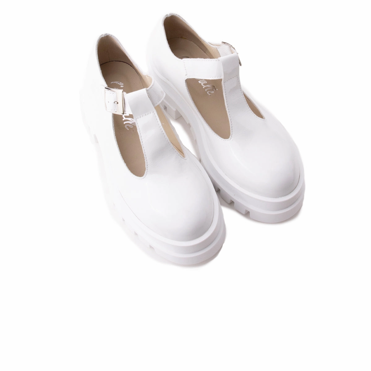 Beta White Leather