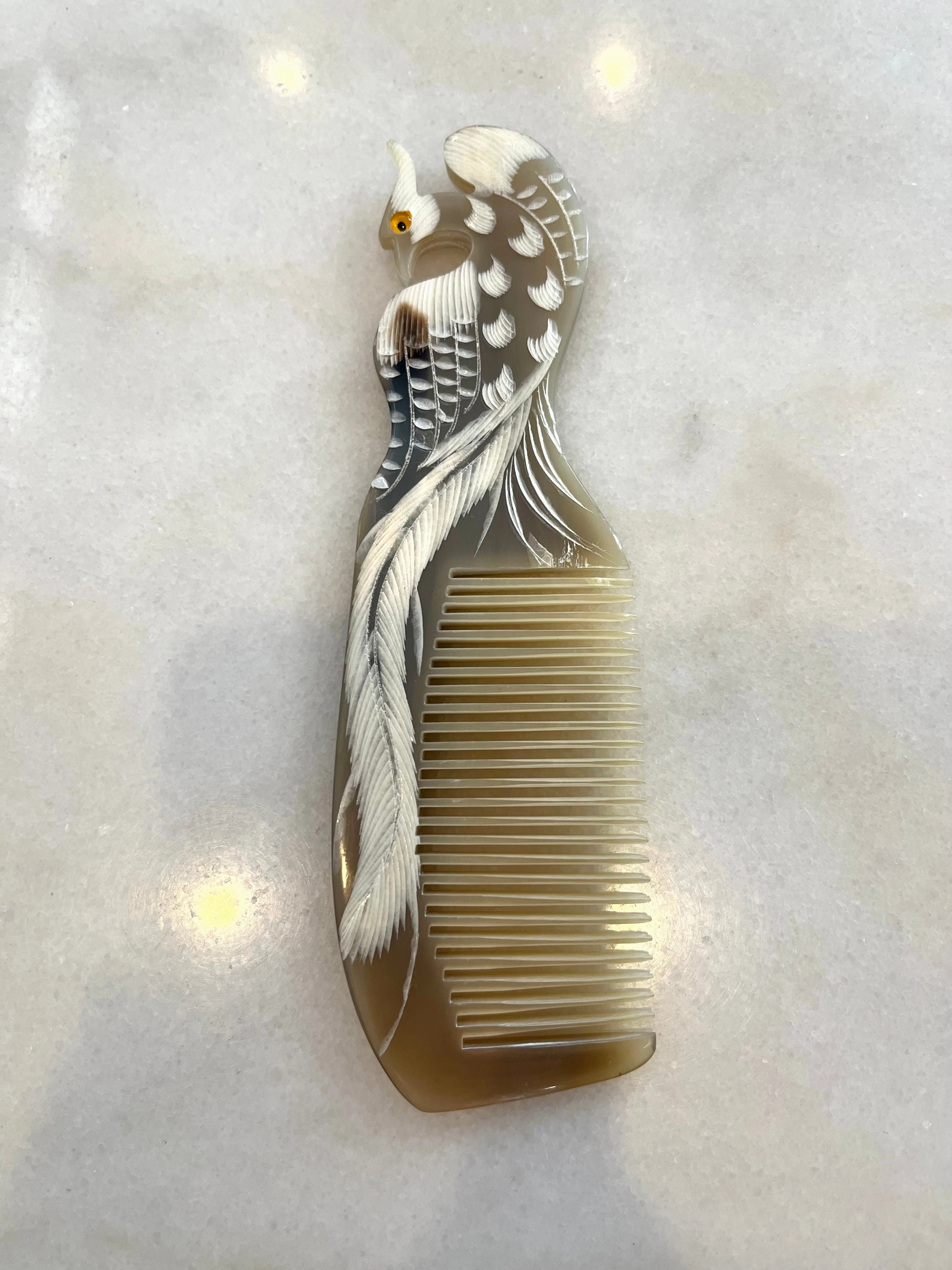 Buffalo Horn Comb