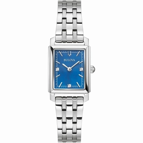 Bulova Women's Watch - Sutton Blue Mother of Pearl Dial Bracelet Diamond | 96P245