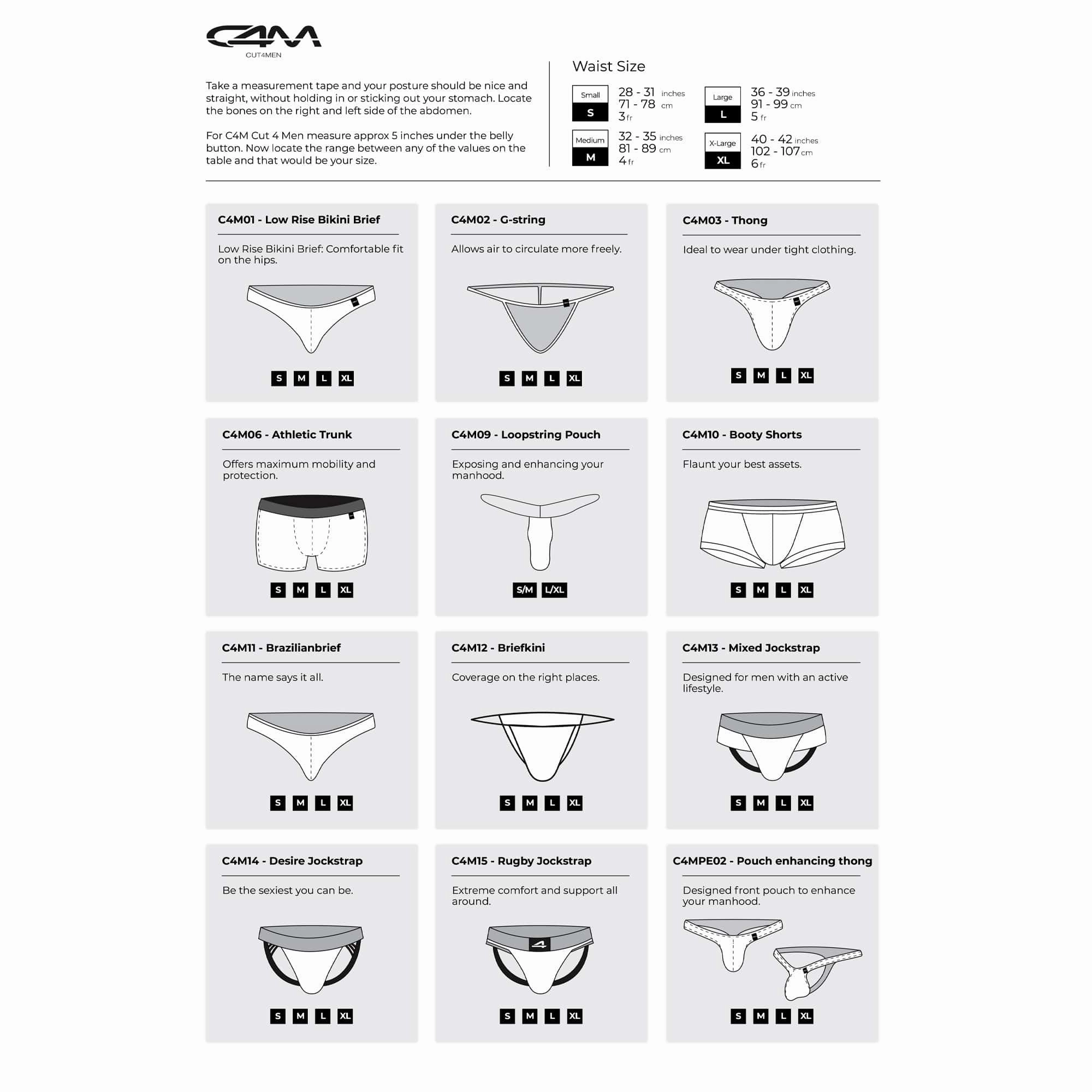 C4M BL4CK Peekaboo Mini Pants - Leatherette