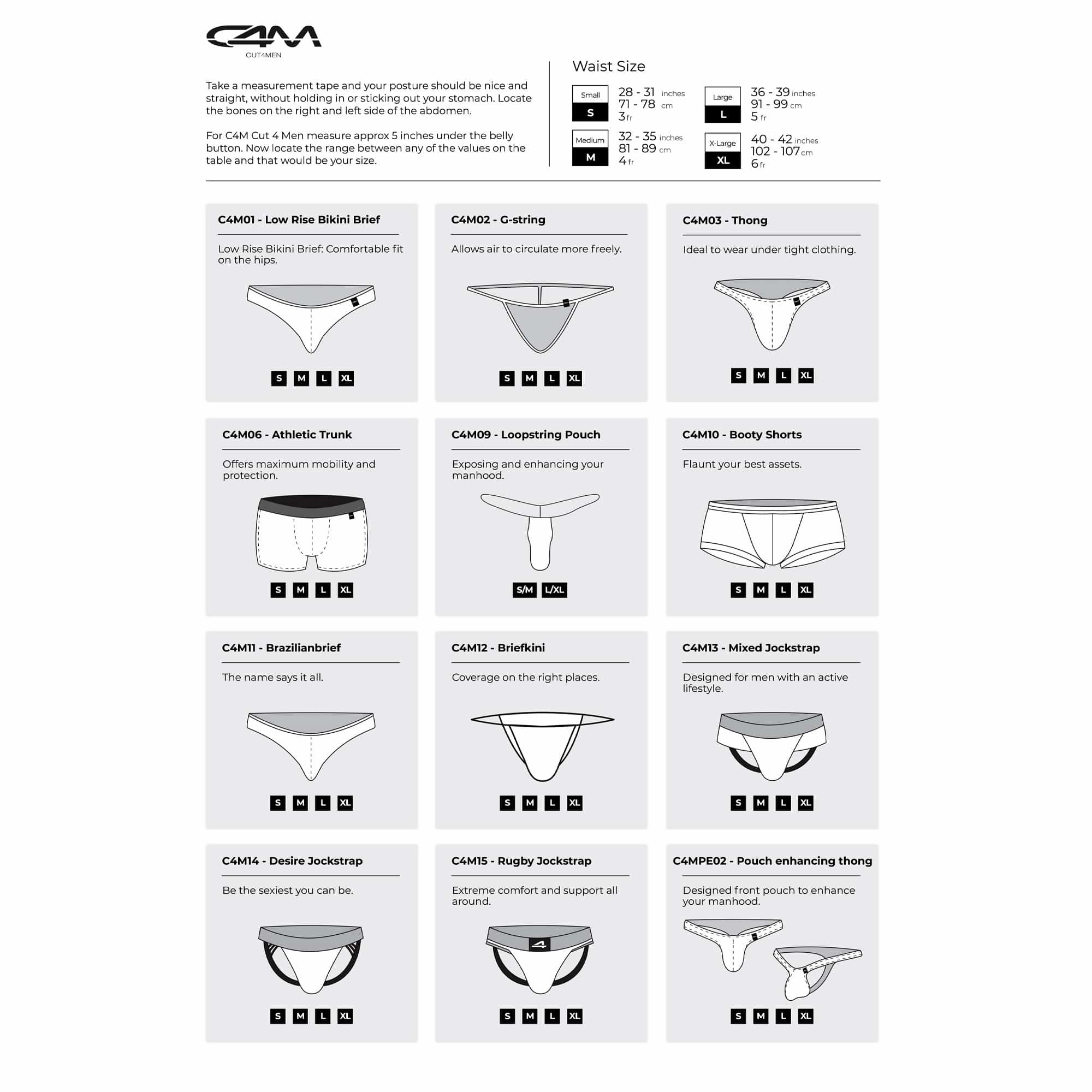 C4M BL4CK Peekaboo Mini Pants - Leatherette