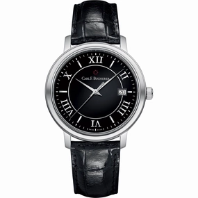 Carl Bucherer Unisex Watch - Adamavi Automatic Black Dial Strap | 00.10314.08.35.01