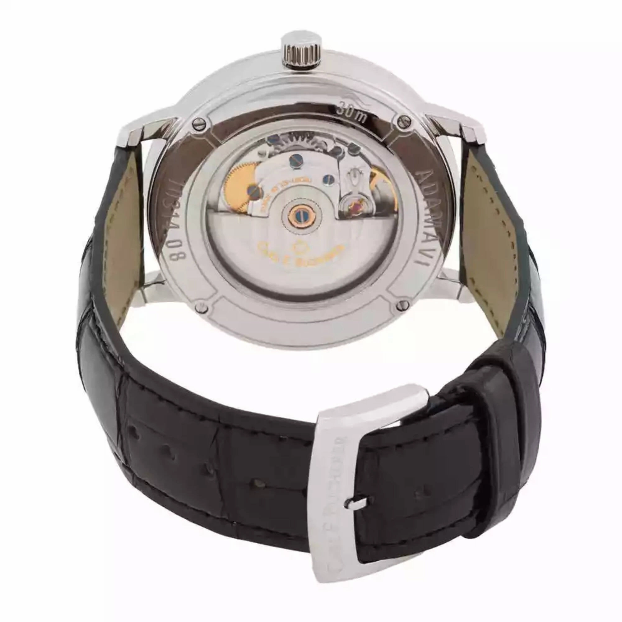 Carl Bucherer Unisex Watch - Adamavi Automatic Black Dial Strap | 00.10314.08.35.01