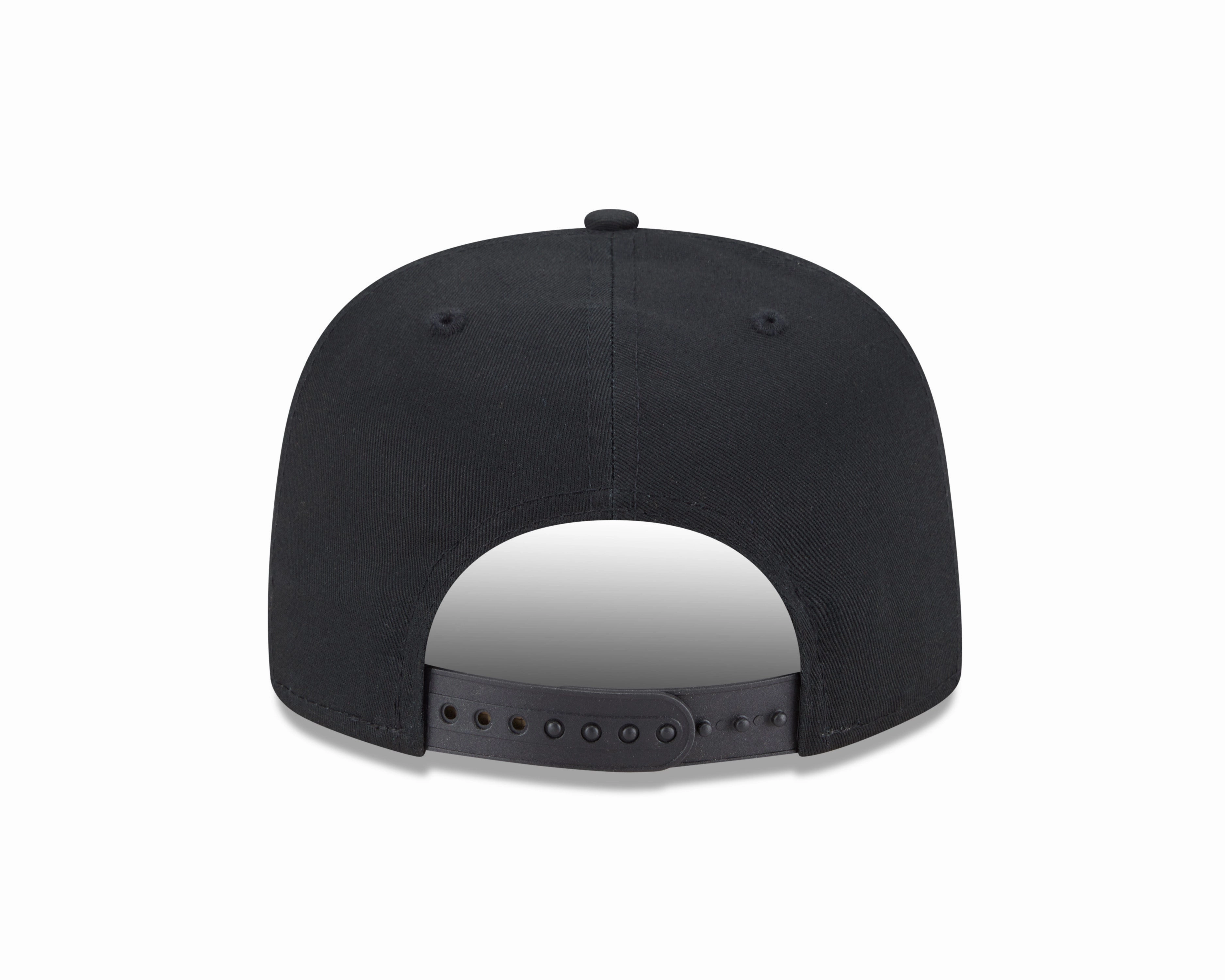 Chicago Bulls New Era Black Team Text The Golfer Snapback Hat