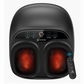 Comfier CF-53WM10 Foot Massager with Heat, Up to Size: 13, Black