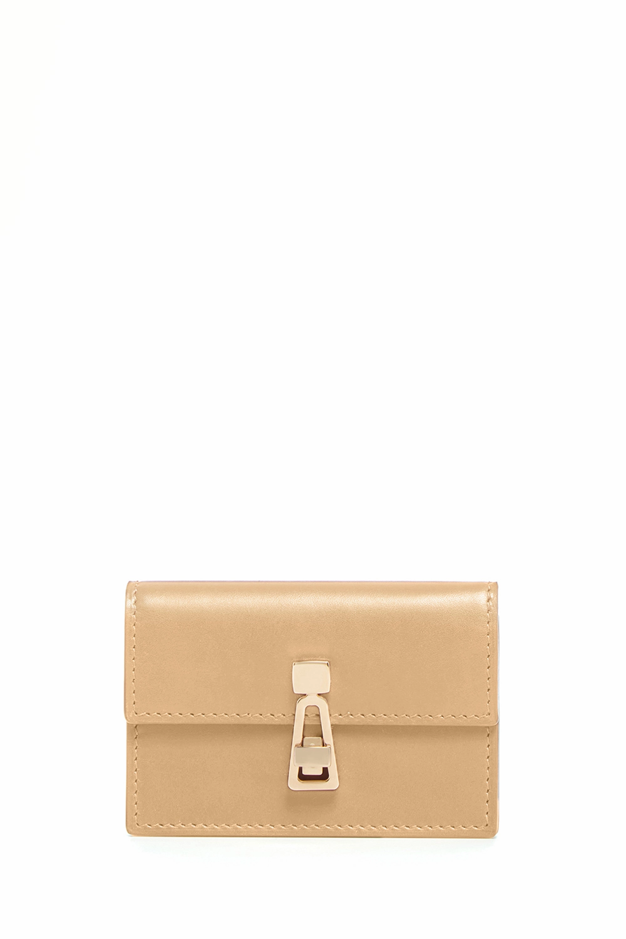 Concertina Card Wallet in Nude Leather Testing