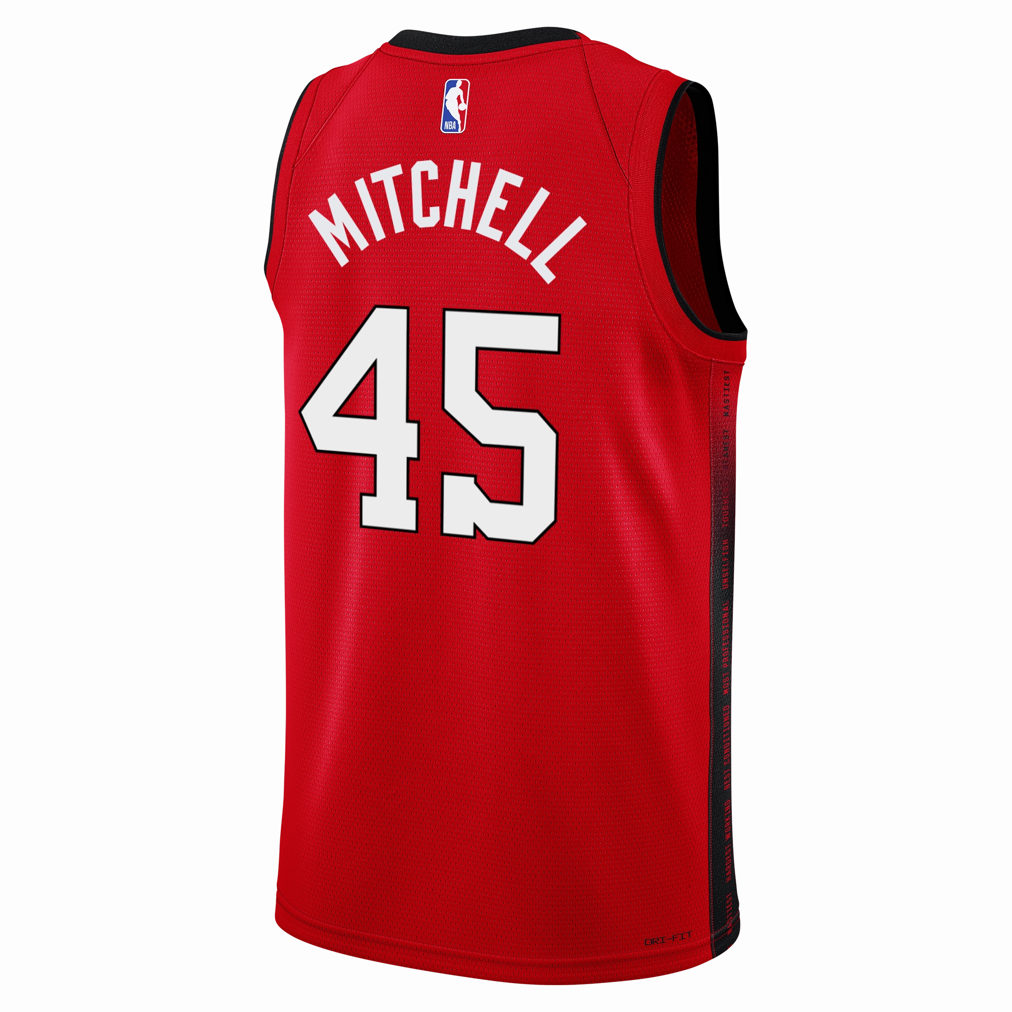 Davion Mitchell Nike HEAT Culture: Blood Red Swingman Jersey