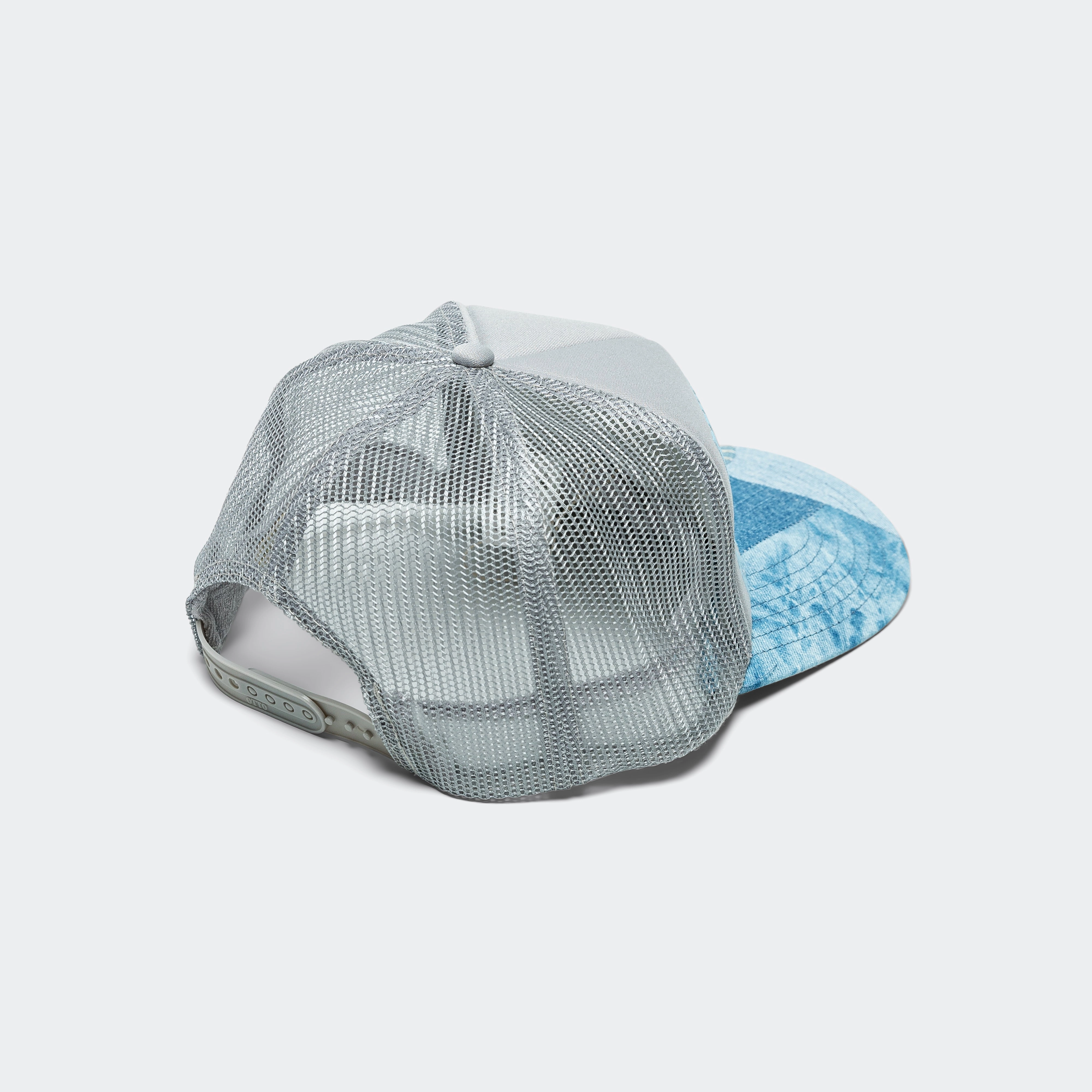 Denim Repair Service Denim Reconstruction Truck Cap - Grey