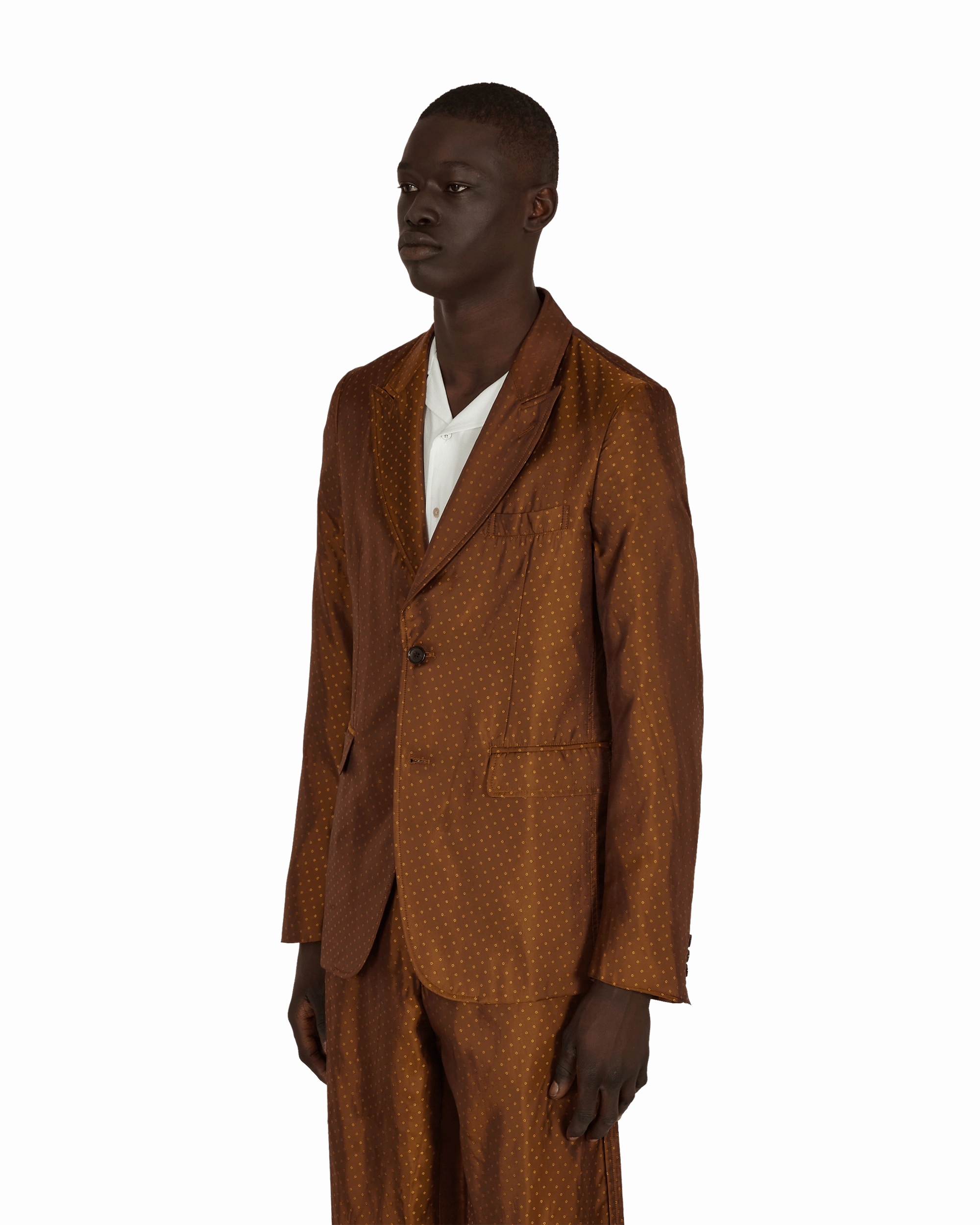 Dot Jacket Brown