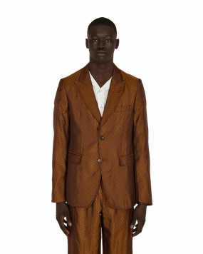 Dot Jacket Brown