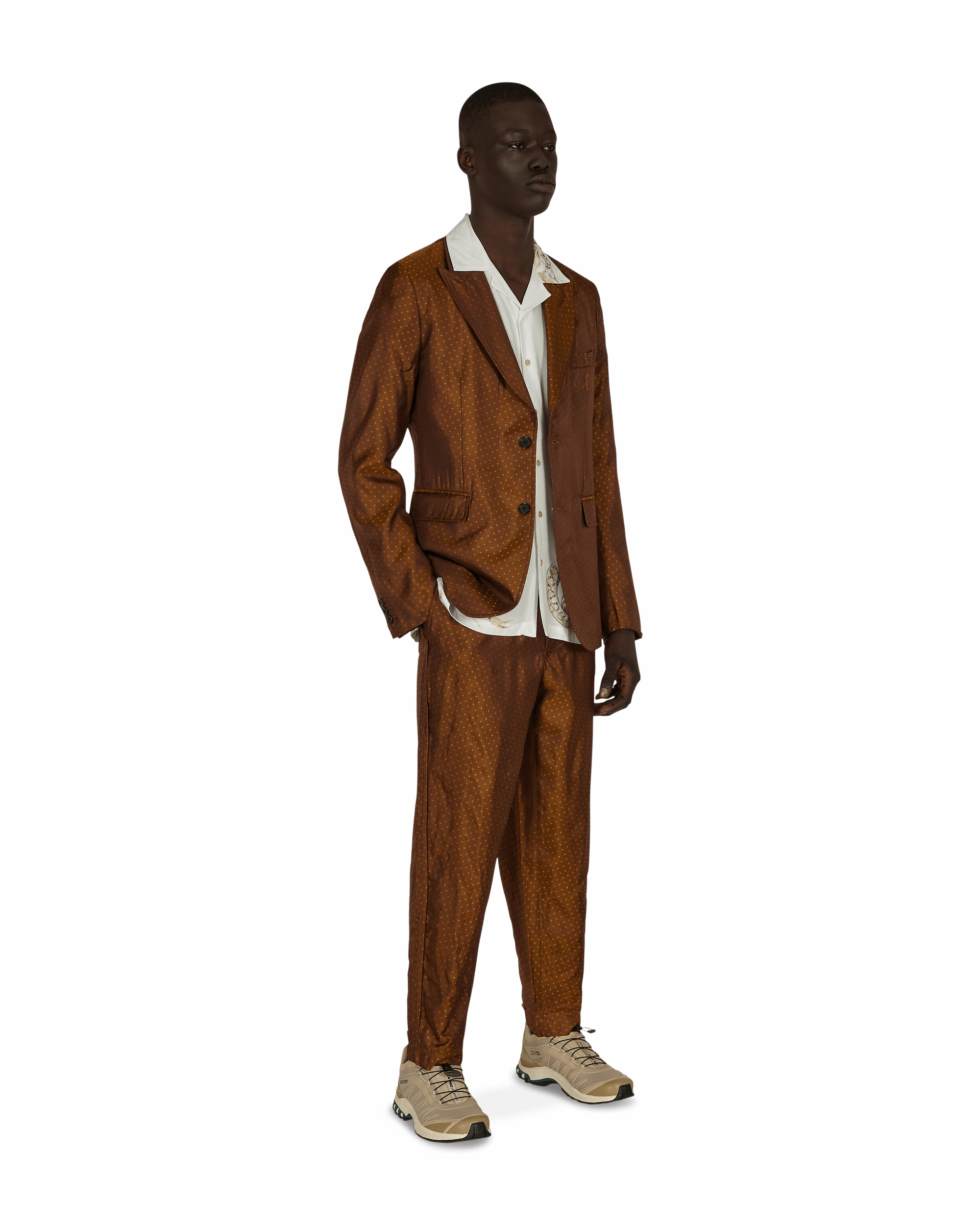 Dot Jacket Brown