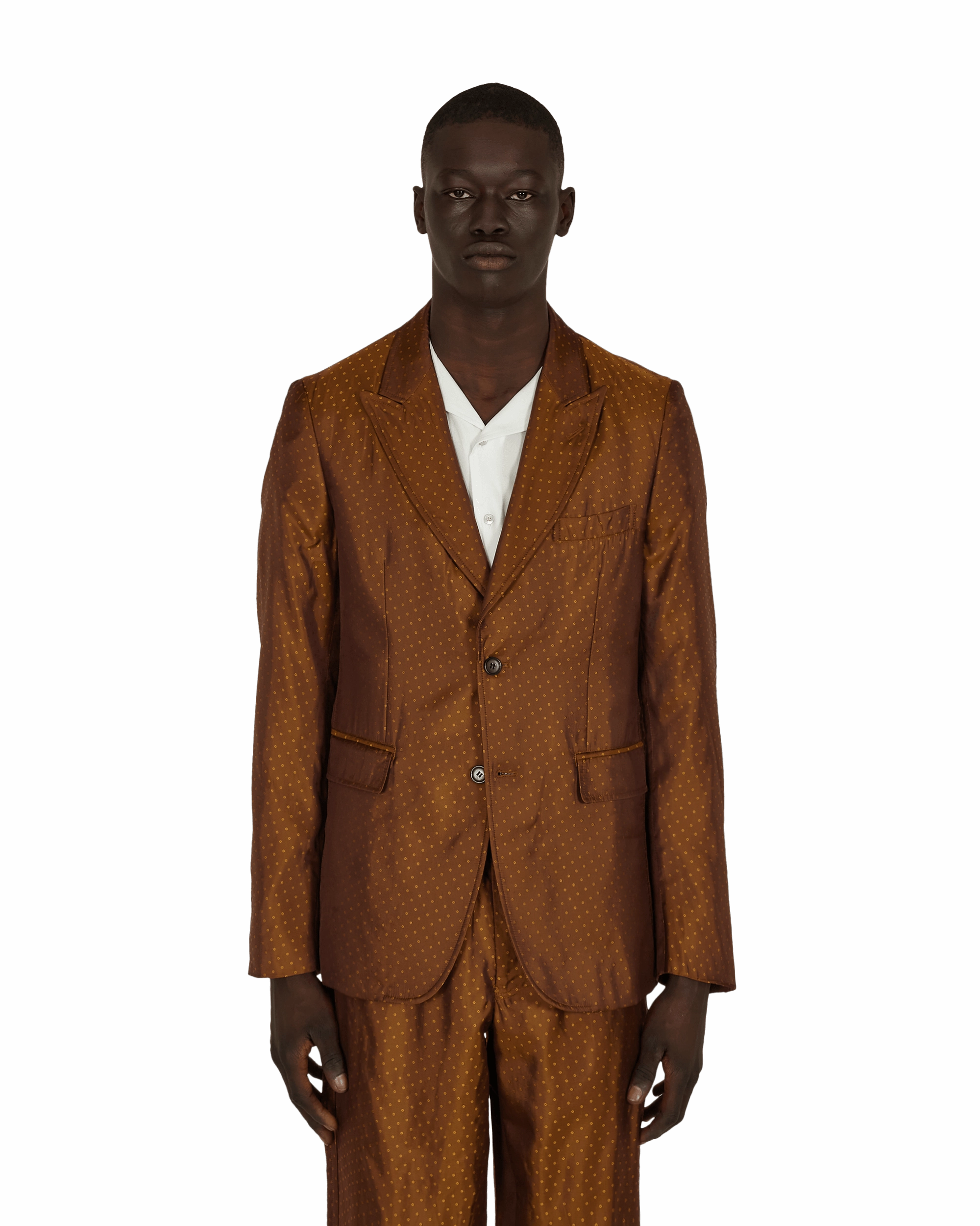 Dot Jacket Brown