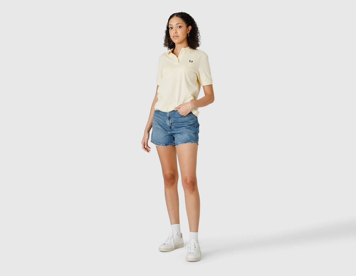 Fred Perry Women's Fred Perry Shirt / Ice Cream