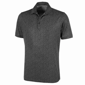 Galvin Green Marco Ventil8 Plus Golf Polo Black - SS21 Men