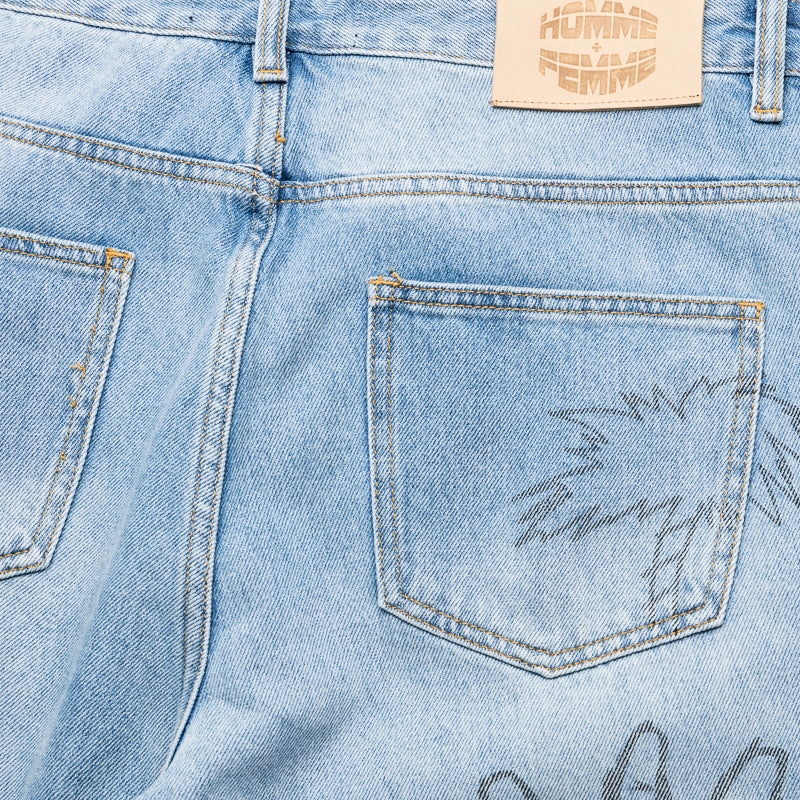 Homme Femme Yearbook Denim - Blue