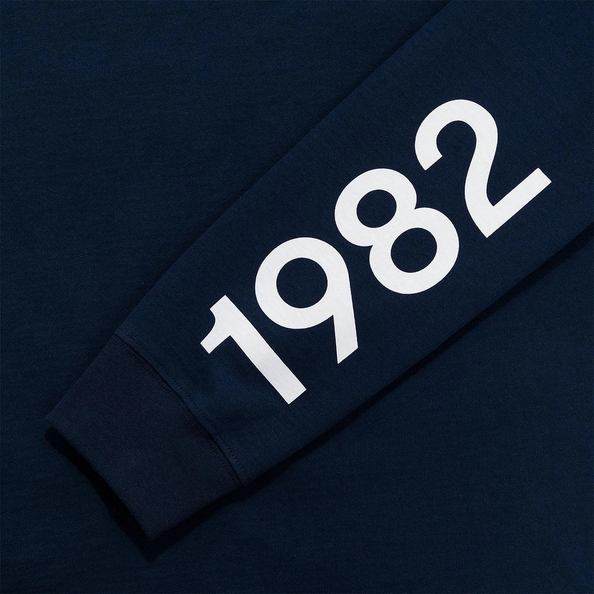 In USA Heritage L/S Tee 'Natural Indigo'