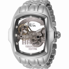 Invicta Men's Watch - Lupah Automatic Black and Silver Ghost Bridge Dial Steel | 45894