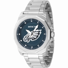 Invicta Men's Watch - NFL Philadelphia Eagles Quartz Blue Dial Steel Bracelet | 47925