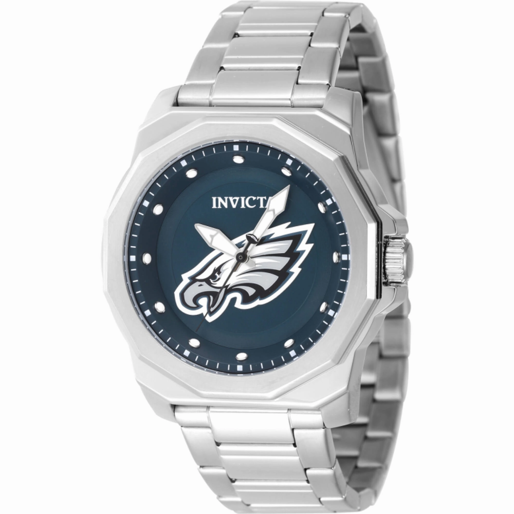 Invicta Men's Watch - NFL Philadelphia Eagles Quartz Blue Dial Steel Bracelet | 47925