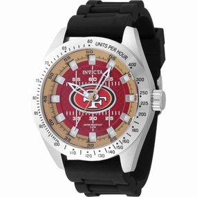 Invicta Men's Watch - NFL San Francisco 49ers Beige and Red Dial Strap Quartz | 47860