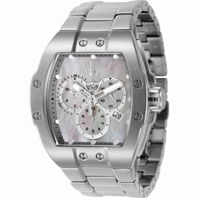 Invicta Men's Watch - S1 Rally Chronograph Platinum Dial Silver Tone Bracelet | 45700