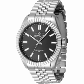 Invicta Men's Watch - Specialty Black Dial Stainless Steel Bracelet Quartz | 47478