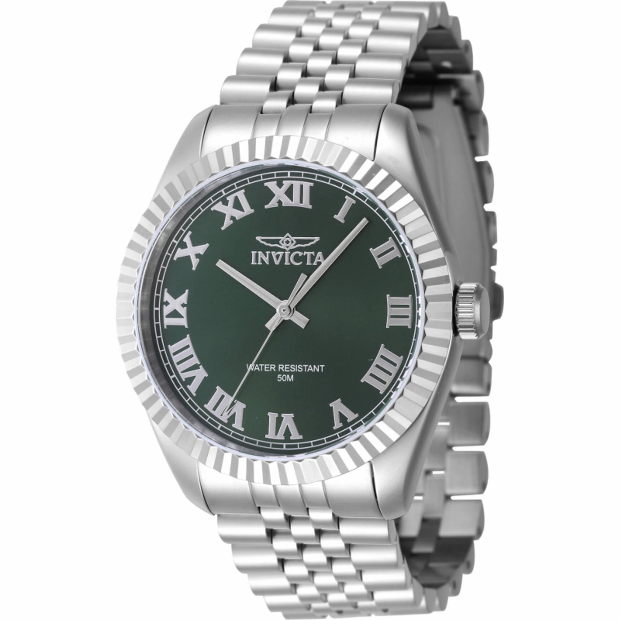 Invicta Men's Watch - Specialty Green Dial Stainless Steel Bracelet Quartz | 47398
