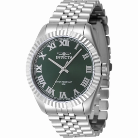 Invicta Men's Watch - Specialty Green Dial Stainless Steel Bracelet Quartz | 47398