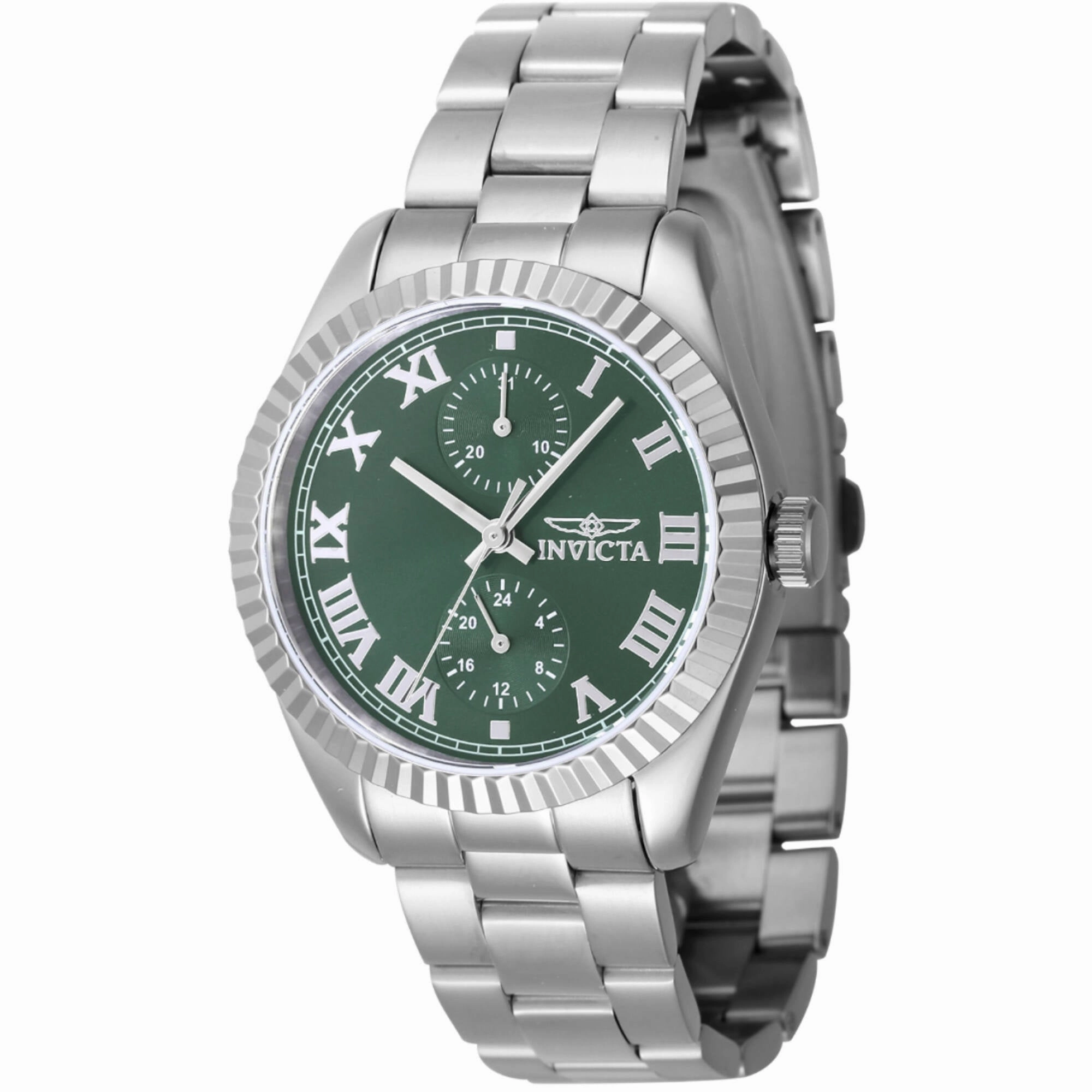 Invicta Women's Watch - Specialty Quartz Green Dial Stainless Steel Bracelet | 47436