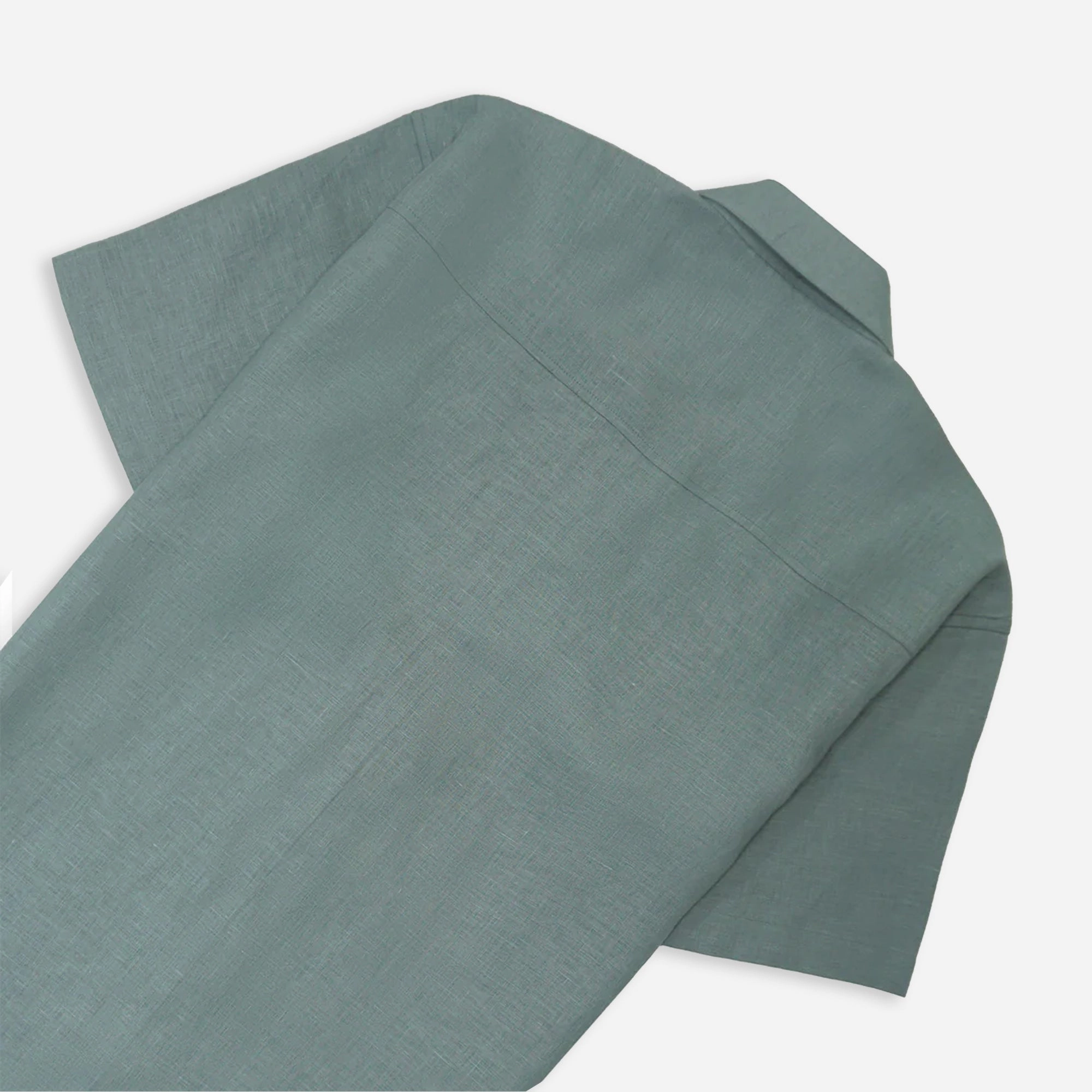 JAYWALKING | BEIGE LINEN SHIRT { SAGE