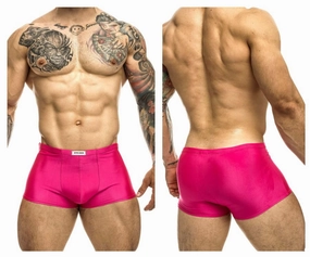 JUSTIN SIMON XSJ08 Classic Trunks Color Hot Pink