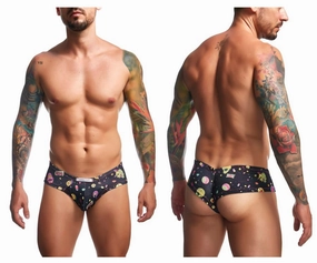 JUSTIN SIMON XSJ22 Cheek Briefs Color Psycodelic