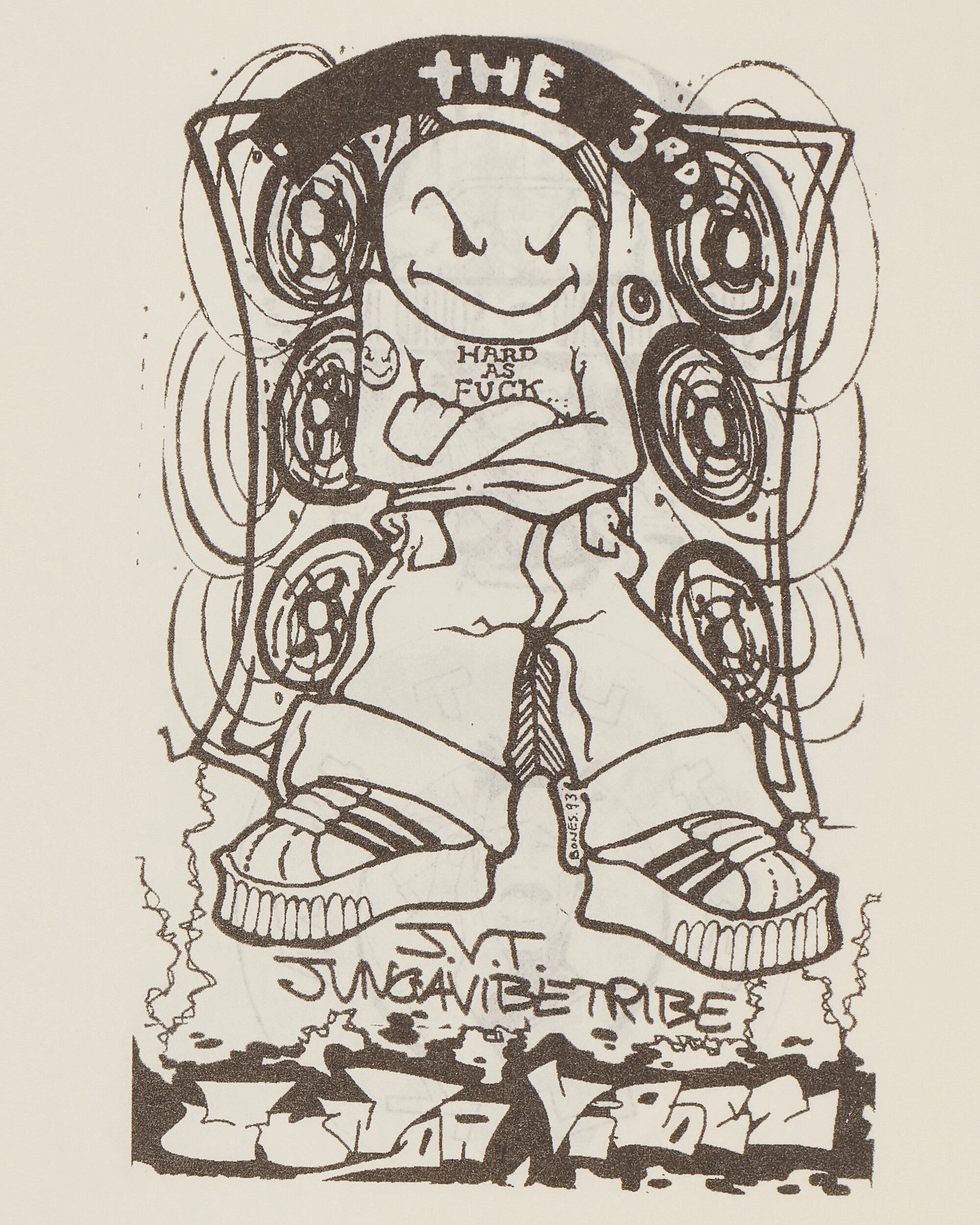 KFAX5 Rudeboys Mascots Of The Early Hardcore Jungle Rave Scene Zine