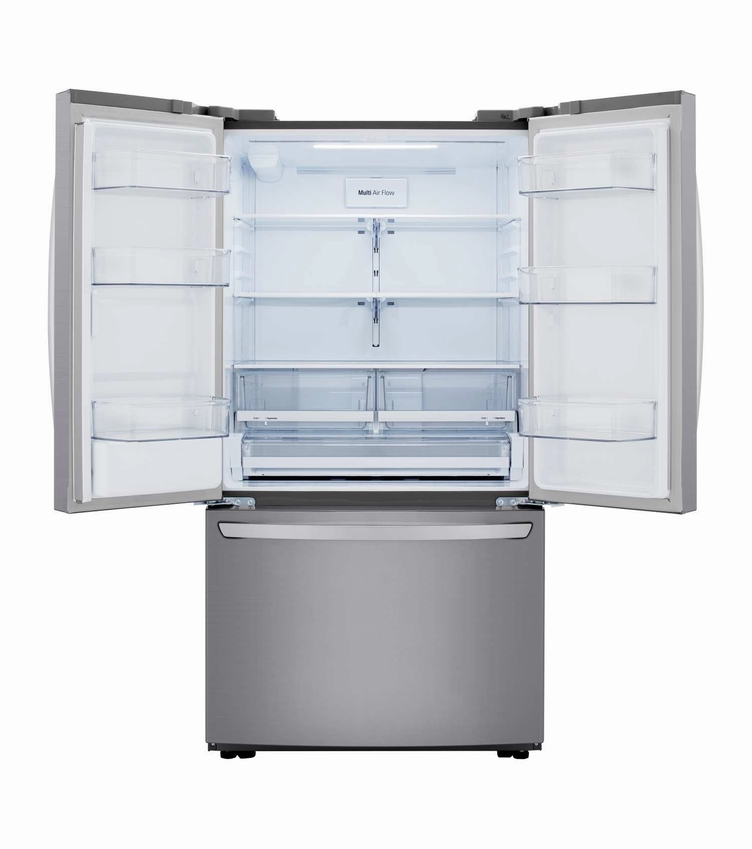 LG Platinum Silver 36" French Door Refrigerator (29 Cu.Ft) - LRFWS2906V